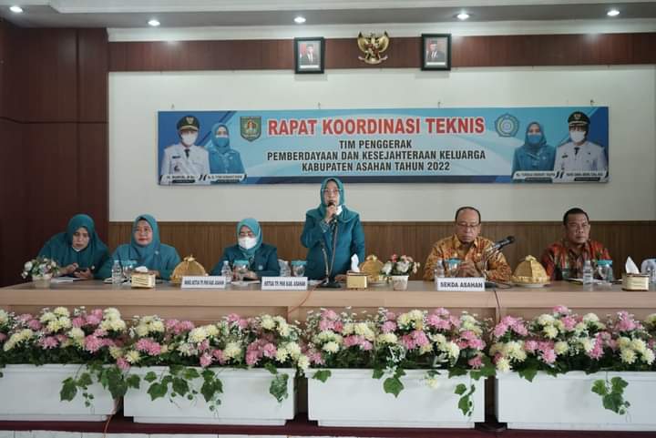Sekretaris Daerah Buka Rakornis TP. PKK Kabupaten Asahan