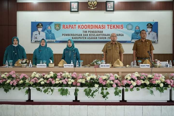 Sekretaris Daerah Buka Rapat Koordinasi Teknis PKK Kabupaten Asahan