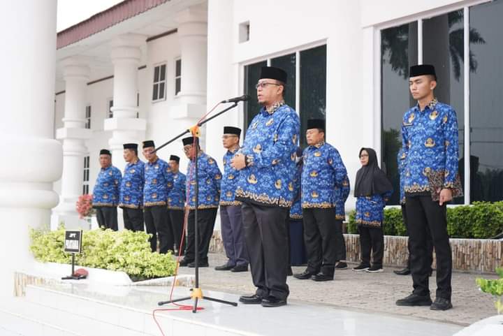 Sekretaris Daerah Kabupaten Asahan Pimpin Apel Hari Kesadaran Nasional