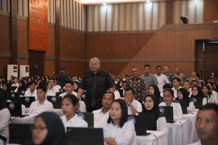 Sekretaris Daerah Kabupaten Asahan Tinjau Lokasi Seleksi PPPK