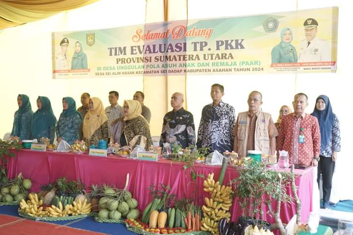 Tim Evaluasi Pola Asuh Anak Remaja Provsu Kunjungi Desa Sei Halim Hasak Kabupaten Asahan