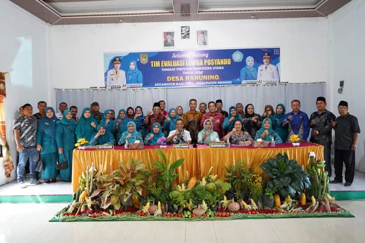 Tim Evaluasi TP.PKK Sumut Kunjungi Desa Rahuning