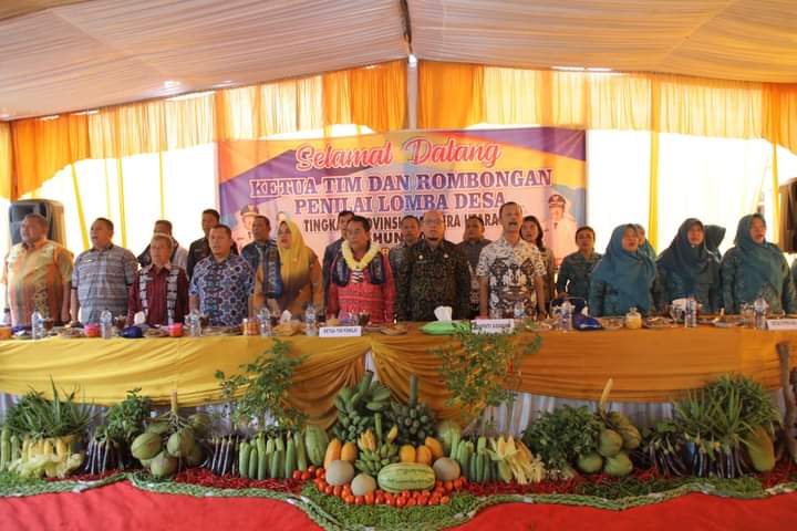 Tim Penilai Desa/Kelurahan Terbaik Tingkat Provsu Kunjungi Desa Rawang Lama