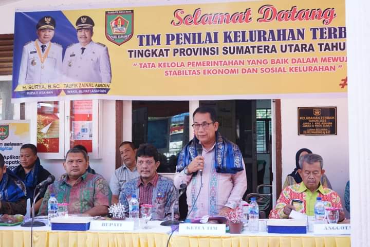 Tim Penilaian Kelurahan Terbaik Tingkat Provsu Sambangi Kelurahan Selawan