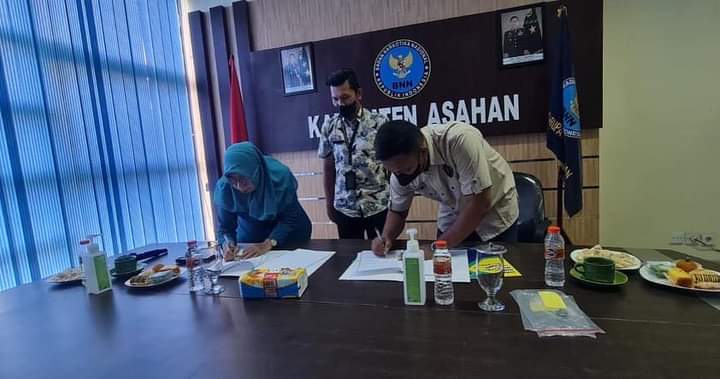 TP PKK Kabupaten Asahan dan BNNK Asahan Tanda Tangani Nota Kesepahaman