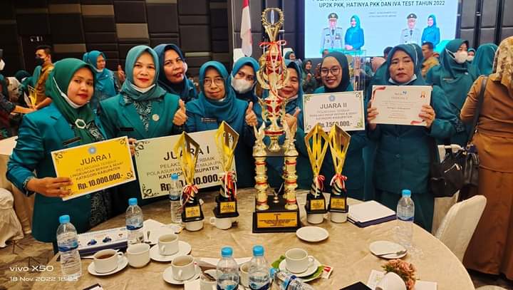 TP PKK Kabupaten Asahan Raih Penghargaan Lomba PKK Tingkat Provinsi