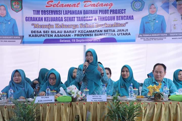 TP PKK Kabupaten Asahan Terima Kunjungan Tim Observasi Lapangan Daerah Pilot Project