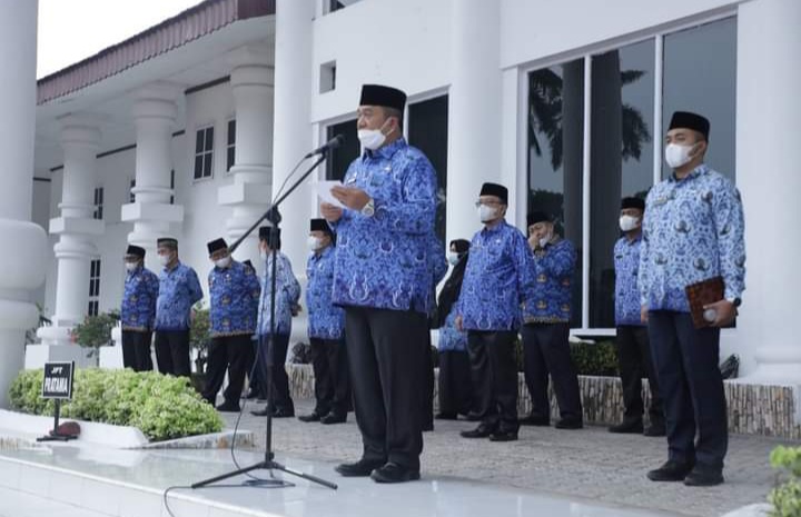 Upacara Hari Kesadaran Nasional Di Lingkungan Pemerintah Kabupaten Asahan