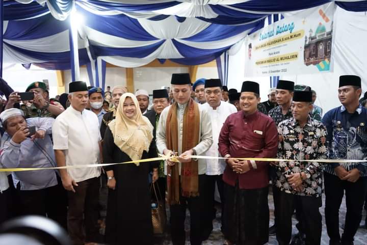 Wagubsu Resmikan Masjid Al-Muhajirin Sei Renggas Kecamatan Kota Kisaran Barat