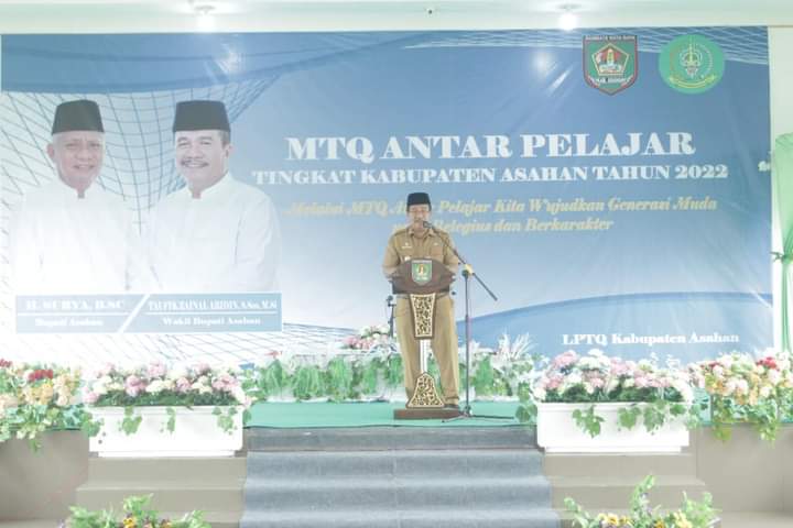 Wakil Bupati Asahan Buka MTQ Antar Pelajar