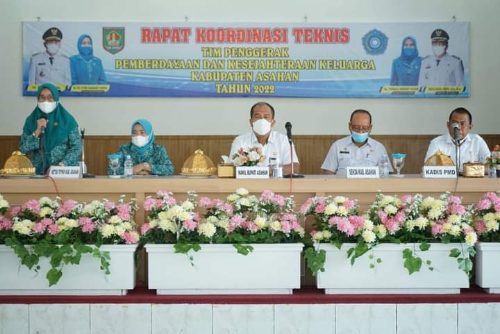 Wakil Bupati Asahan Buka Rakornis TP. PKK Kabupaten Asahan Tahun 2022