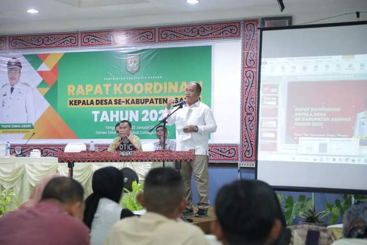 Wakil Bupati Asahan Buka Rapat Koordinasi Kepala Desa