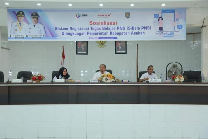 Wakil Bupati Asahan Buka Sosialisasi SiBela PNS di Lingkungan Pemkab Asahan