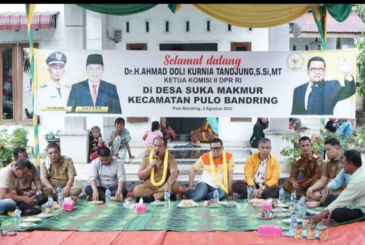 Wakil Bupati Asahan Dampingi Ketua Komisi II DPR RI Silaturrahmi Dengan Masyarakat