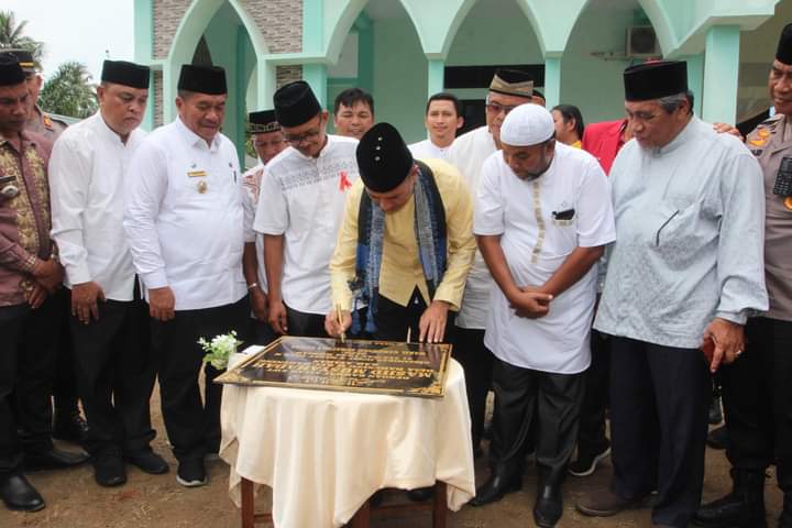 Wakil Bupati Asahan Dampingi Wagubsu Resmikan Masjid Musyahadah