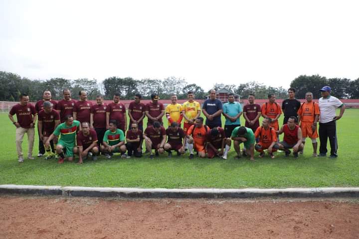 Wakil Bupati Asahan Hadiri Kegiatan Senam dan Laga Sepakbola Persahabatan
