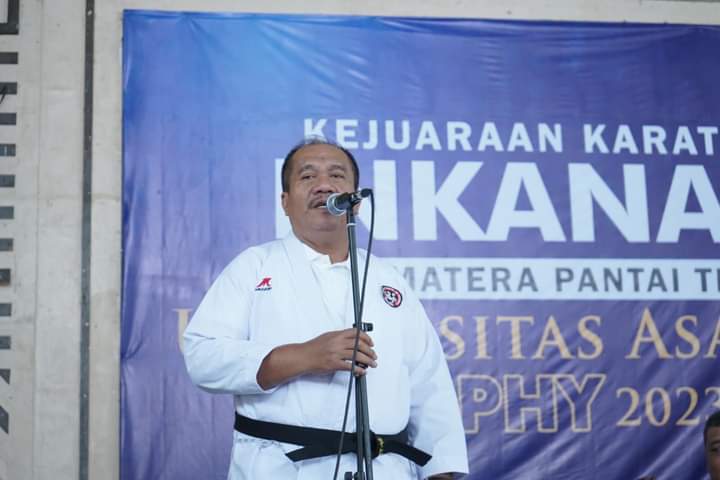 Wakil Bupati Asahan Hadiri Kejuaraan Karate INKANAS Se-Sumatera Pantai Timur