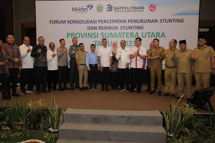 Wakil Bupati Asahan Ikuti Forum Koordinasi Percepatan Stunting Provsu