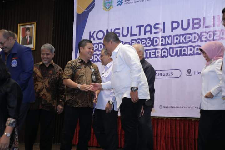 Wakil Bupati Asahan Ikuti Konsultasi Publik RPD dan RKPD Provsu