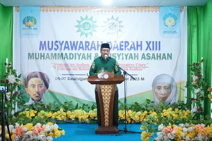 Wakil Bupati Asahan Ikuti Musyda Muhammadiyah XIII dan Aisyiyah Asahan