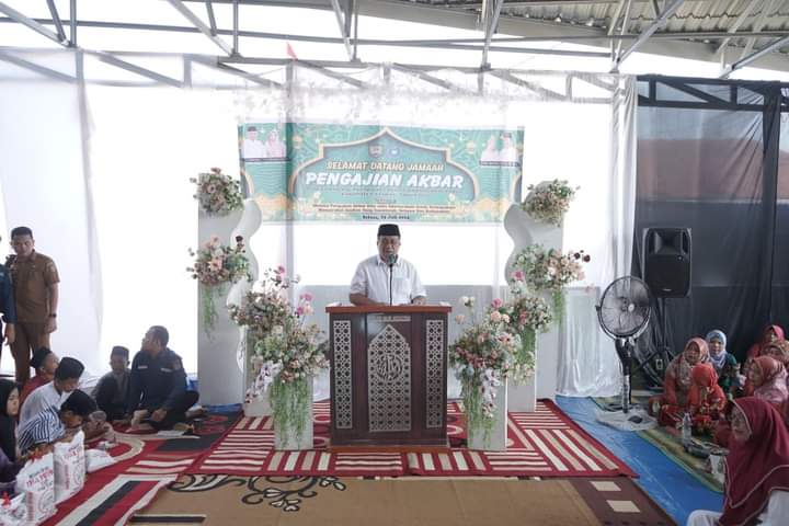 Wakil Bupati Asahan Ikuti Pengajian Akbar di Kecamatan Rawang Panca Arga