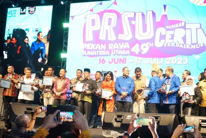 Wakil Bupati Asahan Ikuti Penutupan Pekan Raya Sumatera Utara (PRSU) Ke- 49