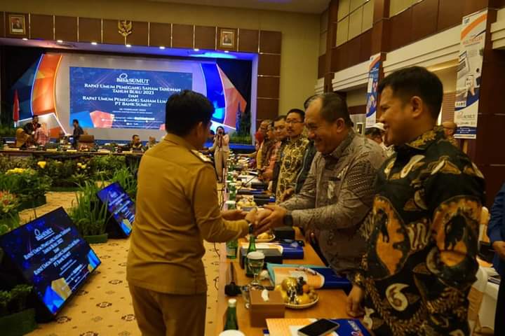 Wakil Bupati Asahan Ikuti RUPS Bank Sumut