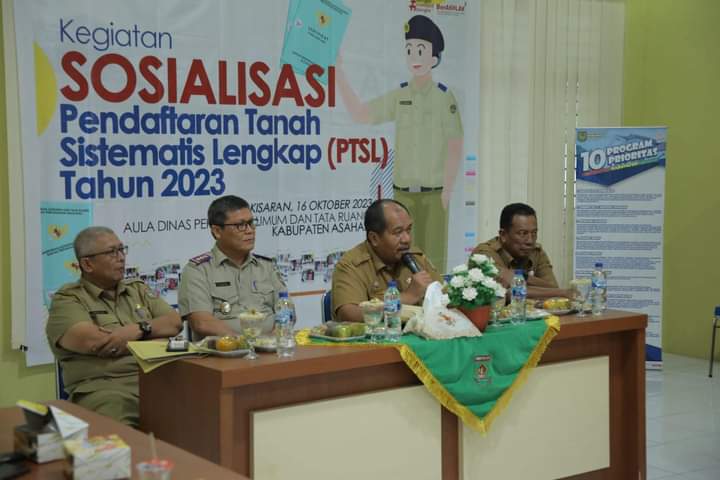 Wakil Bupati Asahan Ikuti Sosialisasi PTSL Tahun 2023