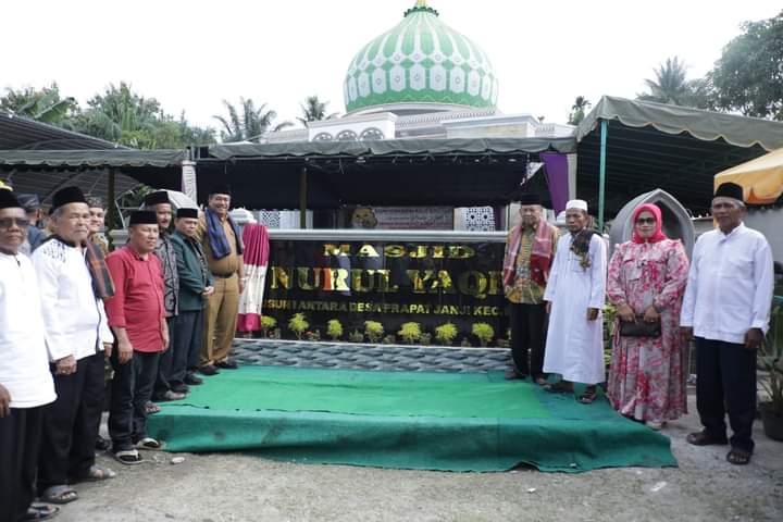 Wakil Bupati Asahan Resmikan Masjid Nurul Yaqin di Kecamatan Buntu Pane