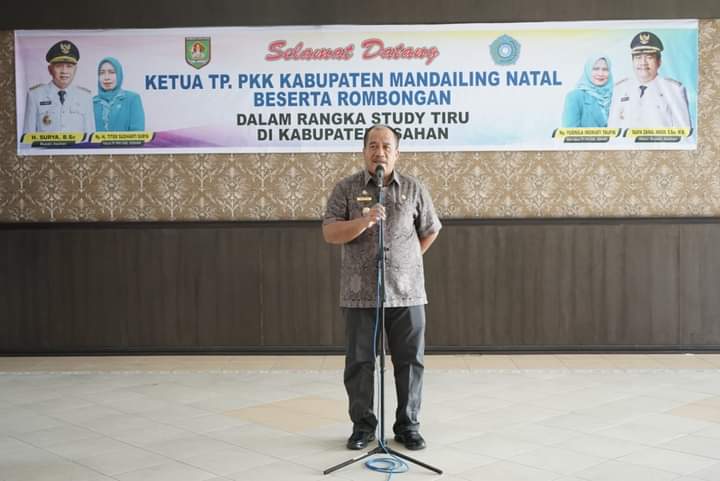 Wakil Bupati Asahan Sambut Kunker TP. PKK Kabupaten Mandailing Natal