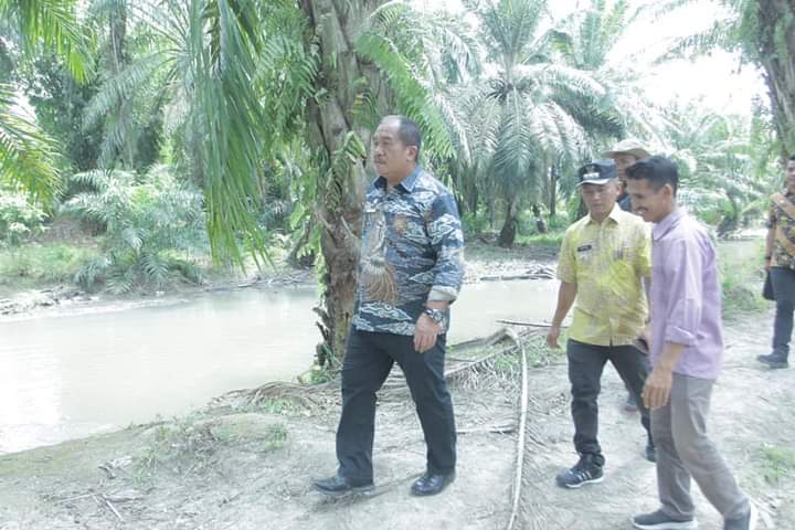 Wakil Bupati Asahan Tinjau Kondisi Bantaran Sungai Liga Asahan