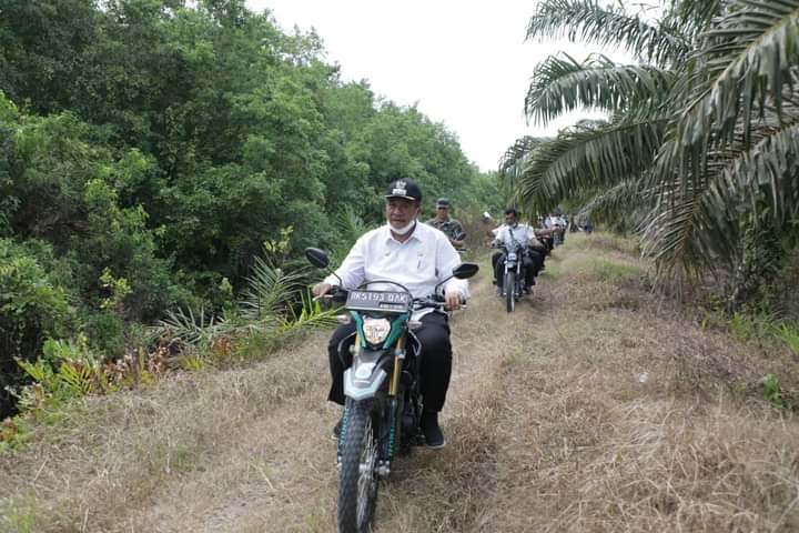 Wakil Bupati Asahan Tinjau Rencana TNI Manunggal Membangun Desa