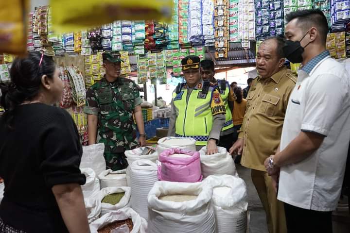 Wakil Bupati dan Forkopimda Asahan Lakukan Sidak Pasar