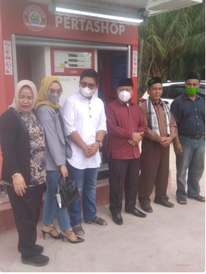 Walikota Tanjungbalai Resmikan Pemakaian Grand Opening Pertashop Pertamina