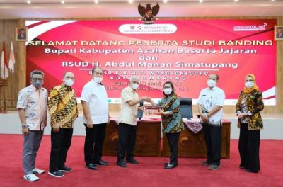 Bupati Asahan Lakukan Study Banding Ke RSUD KRMT Wongsonegoro Semarang