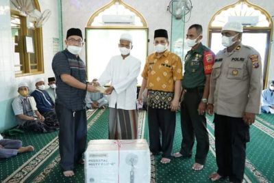 Wakil Bupati Asahan Bersama Camat Buntu Pane Kabupaten Asahan Kunjungi Mesjid Nurul Ikhlas